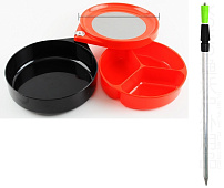 Миска магнитная для теста со вставкой разделителем 