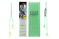 Двойной поводок с кормушкой (пружинка) 5шт