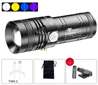 Фонарь UV (УФ) аккумуляторный ночной для рыбалки